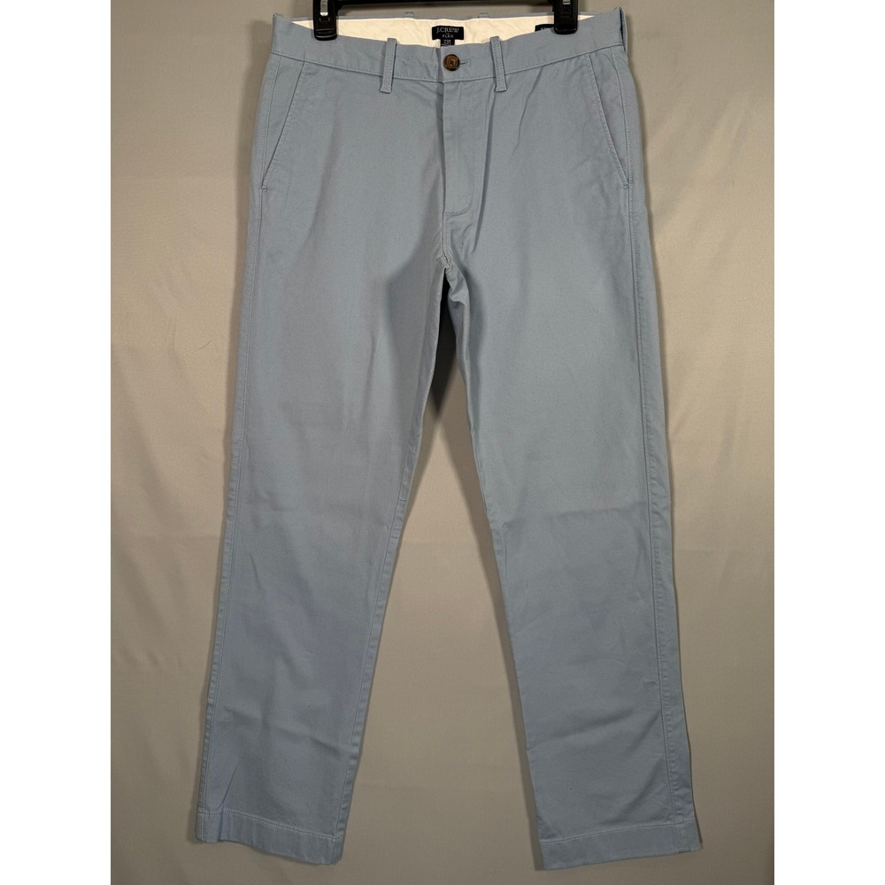 J.Crew Flex Straight Fit Chino Pants‎ Mens 30x30 Light Blue (Act 32x30)